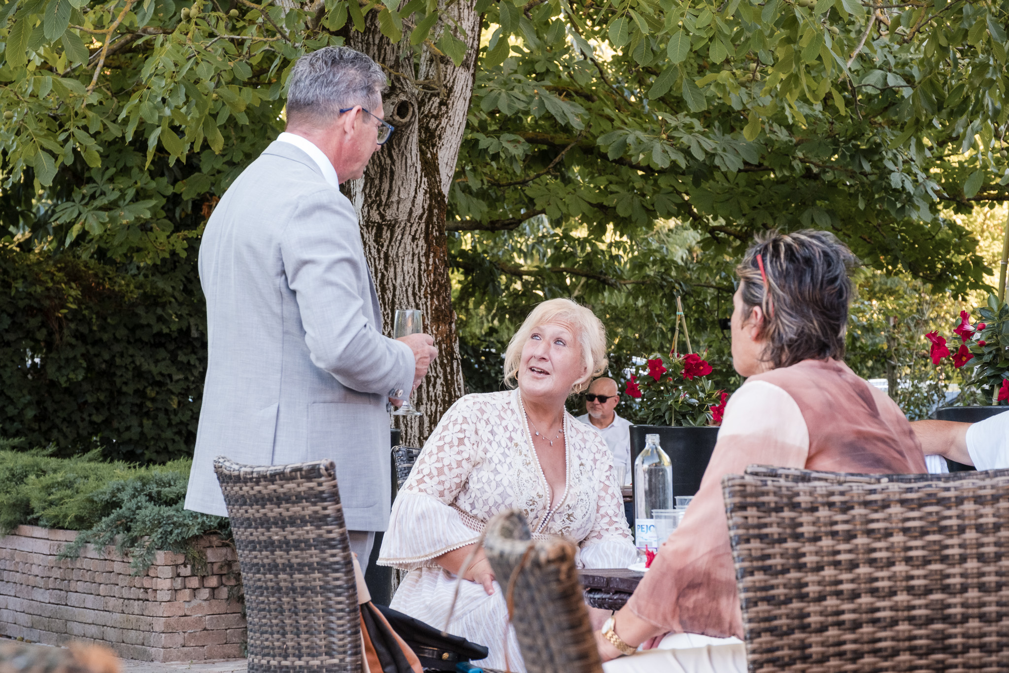 Aperitivo in giardino